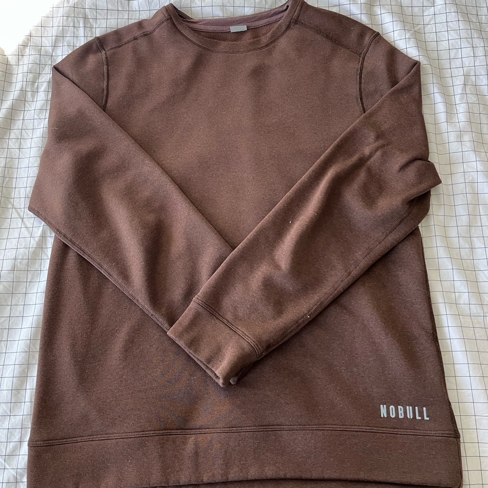 NOBULL Mocha Performance Crewneck